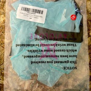 Brand new never opened - avidlove lingerie mesh babydoll halter chemise